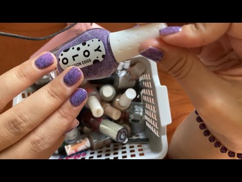 Видео: ASMR Моя коллекция лаков для ногтей асмр