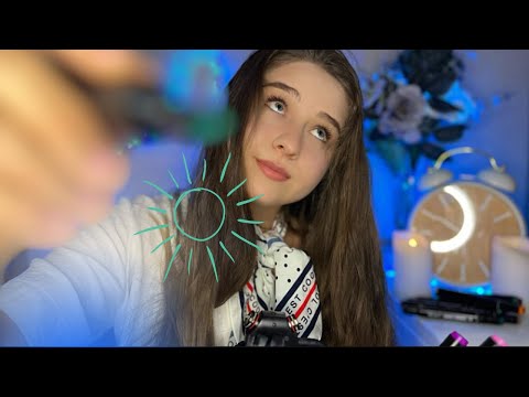 Видео: АСМР  Нежно 😻РИСУЮ НА ТВОЕМ ЛИЦЕ/звуки рта. ASMR I'm drawing on your face