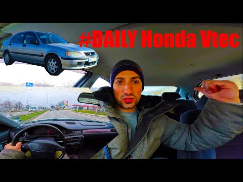 Видео: Един ден в града със Стара ХОНДА Сивик 97 -ма 1.5 VTEC [POV]