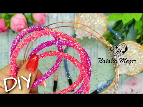 Видео: ПРОСТО БЫСТРО И ЛЕГКО😍ОБОДОК С ПОМОЩЬЮ СИЛИКОНОВОЙ ТРУБКИ С БЛЁСТКАМИ