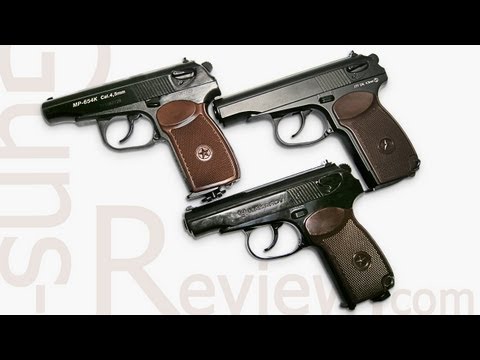 Видео: Сравнение Копий ПМ Производства Umarex, KWC и Байкал (МP). Обзор Сравнение от Guns-Review.com