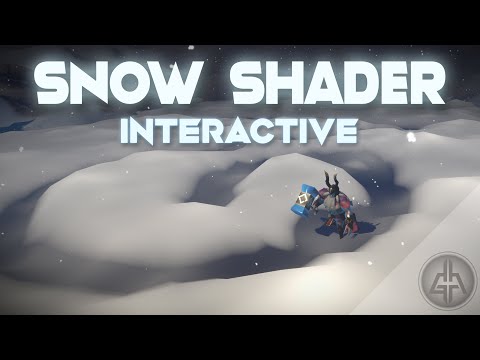 Видео: Unity Shader Graph — Учебное пособие по интерактивному эффекту снега