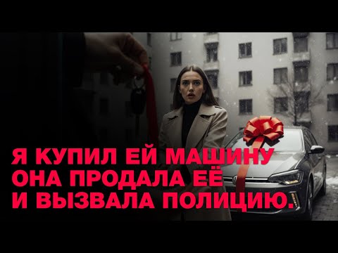 Видео: Я купил ей машину — она продала её и вызвала полицию.