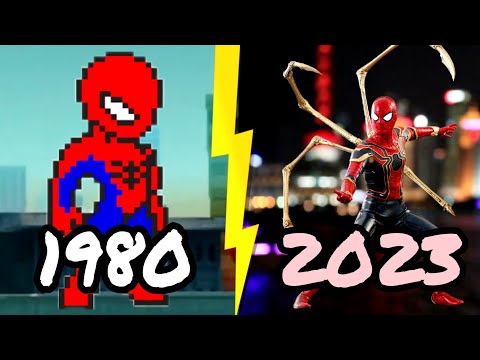 Видео: ЭВОЛЮЦИЯ ЧЕЛОВЕКА-ПАУКА В ВИДЕОИГРАХ 1982-2023