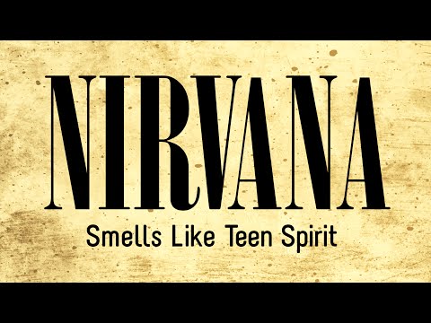 Видео: Nirvana - Smells Like Teen Spirit (трек для гитары)