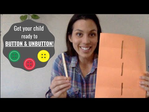 Видео: 3 упражнения, которые помогут подготовить ребенка к застегиванию пуговиц