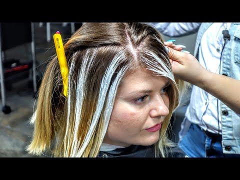 Видео: БАЛАЯЖ КОРРЕКЦИЯ РАСТЯЖКИ ТЕХНИКА ОКРАШИВАНИЯ BALAYAGE
