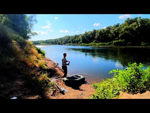 Видео: Сплав по реке Сакмара на лодке. Рыбалка, шикарная природа и кристально чистая вода