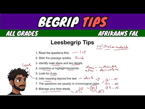 Видео: Советы по пониманию | Африкаанс ФАЛ