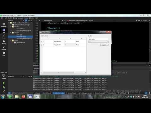 Видео: Qt - QComboBox для выбора из справочника (внешний ключ)