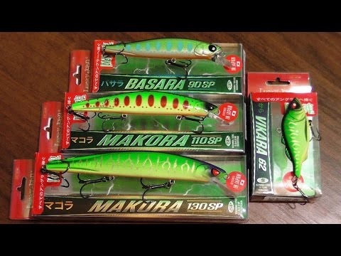 Видео: Lucky John Pro Siries: Basara 90SP, Makora 130SP, Makora 110SP - обзор воблеров!