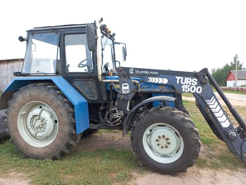 Видео: Переделка МТЗ-82.1 в МТЗ-82П. Новая выхлопная труба на МТЗ. Джостик на МТЗ. Реверс на МТЗ.