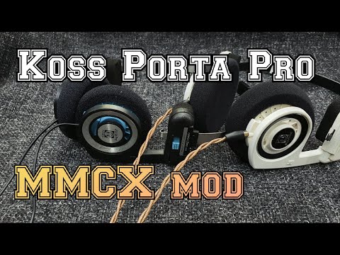 Видео: Руководство по съемному моду Koss Porta pro MMCX