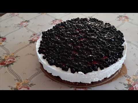 Видео: Чийзкейк с боровинки ( Без печене ) -  Cheesecake with blueberries