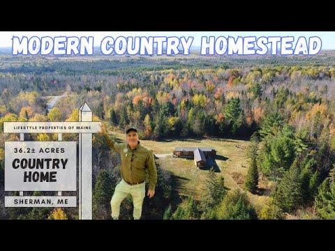 Видео: Современная загородная усадьба на участке площадью 36± акров | Недвижимость в штате Мэн