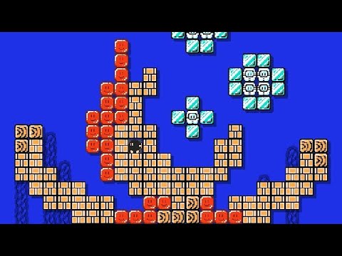 Видео: water you doin (при участии lvega) от WelshSocks 🍄Super Mario Maker 2 ✹4K Switch 2 Без комментари...
