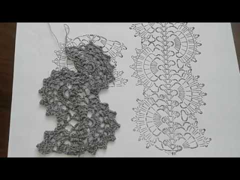 Видео: Ленточное кружево.Часть 4. Образец 1 (часть 3).