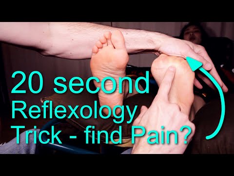 Видео: Как за 20 секунд определить, где у клиентов рефлексотерапии есть напряжение в спине