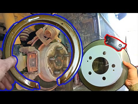 Видео: Заклинил сУПпорт - тьФу ! Замена дисков, колодок Ssangyong Actyon\Kyron.