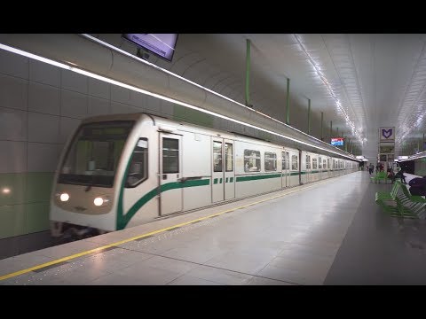 Видео: Bulgaria, Sofia, metro night ride from западен парк to Люлин