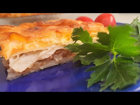 Видео: ТУРЕЦКИЙ МЯСНОЙ ПИРОГ ИЗ ТЕСТА ФИЛО