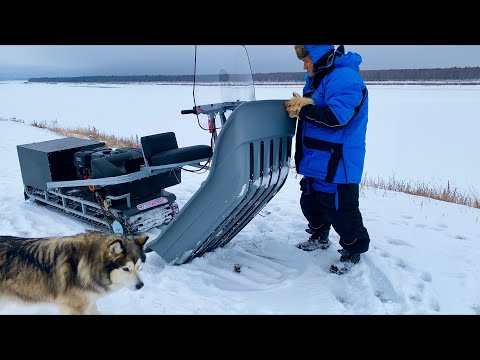 Видео: Мотобуксировщик УРАГАН (часть первая первый взгляд )