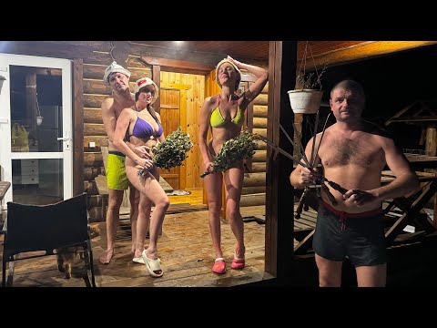 Видео: ОТДЫХ МЕЧТЫ В ЗАГОРОДОМ ДОМЕ, БАНЯ, РЫБАЛКА НА ЖЕРЛИЦЫ, ГОТОВИМ НА КОСТРЕ, ШАШЛЫК ДРАНИКИ БОРЩ.