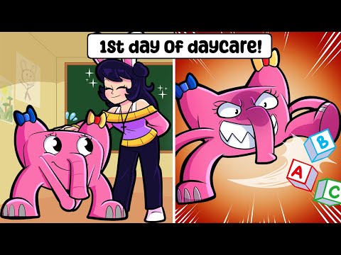 Видео: Первый день Дилла в детском саду! (История сада БанБан)