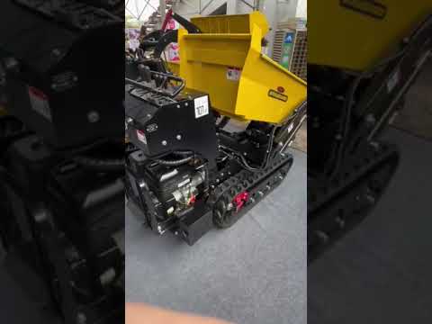 Видео: Гусеничный мини думпер на выставке в Китае #думпер