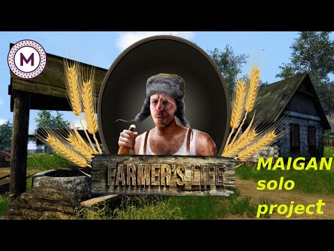 Видео: Farmer's life.стрим 2022г.Казимир красит ферму.