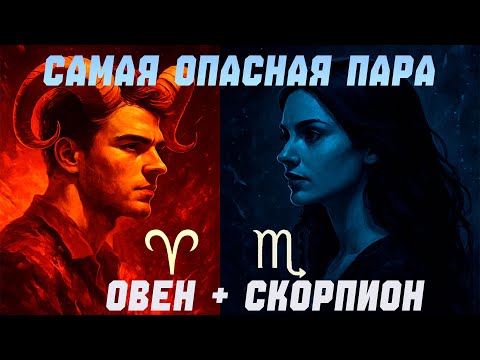 Видео: Самая опасная пара зодиака. Совместимость Овен - Скорпион