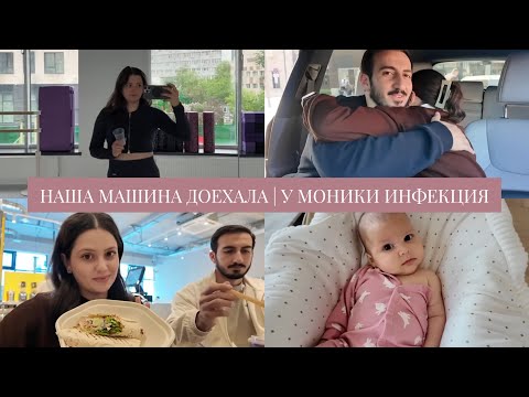 Видео: VLOG // Наша машина доехала в Москву из ЛА // Сколько стоила перевозка // У Моники инфекция