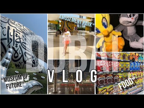 Видео: Лечу в Дубай / VLOG Путешествие | Dubai Mall, Warner Bros World