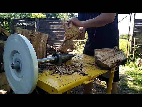 Видео: Дровокол с маховиком МТЗ