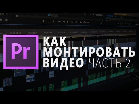 Видео: КАК МОНТИРОВАТЬ ВИДЕО | Adobe Premiere Pro Урок #2