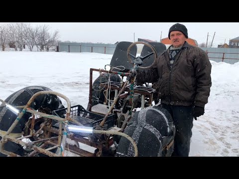 Видео: Чудо-техника, самодельный Багги с двигателем от мотоблока . Серия #8