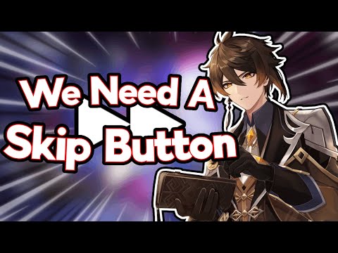 Видео: Зачем Genshin Impact нужна кнопка пропуска