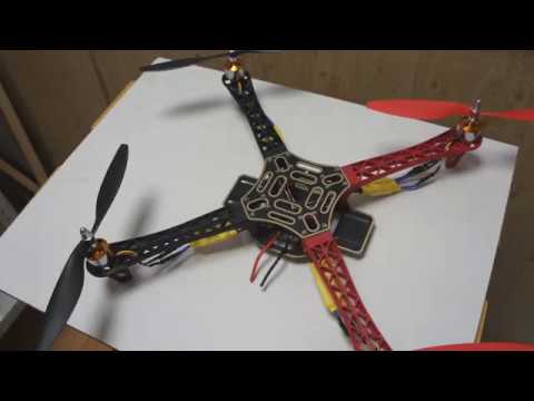 Видео: Квадрокоптер F450