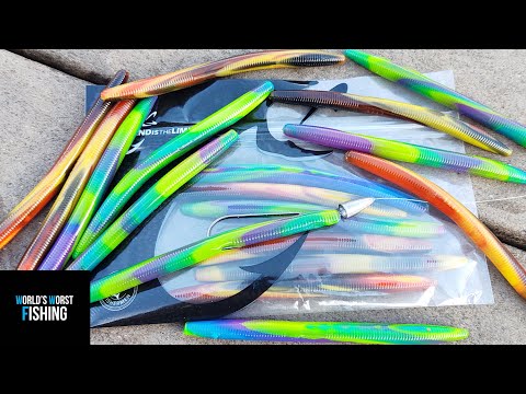 Видео: ТРОЙНЫЕ ЗАВИТКИ!! Мягкие пластиковые палочки-червячки с тремя цветами