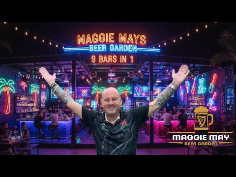 Видео: Торжественное открытие пивного сада Maggie Mays — НОВЫЙ пивной бар-комплекс Soi Made в Таиланде