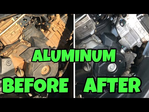 Видео: КАК УДАЛЯТЬ ПЯТНА ОТ ГРЯЗИ С ПОМОЩЬЮ ОСВЕТИТЕЛЯ ДЛЯ АЛЮМИНИЯ CANAM RENEGADE 1000