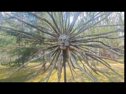 Видео: Спас-Клепики, Рязанская область. Музей деревянного зодчества.