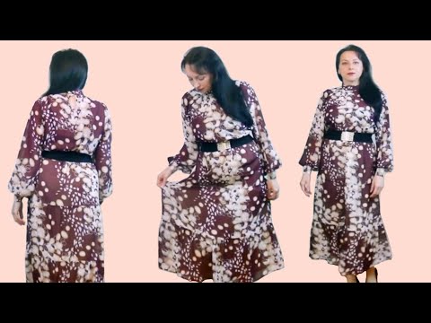 Видео: Сшить платье макси из шифона с изюминкой.