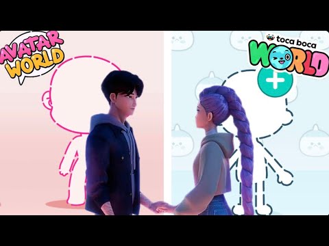 Видео: Как сделать Руми и Джину в Toca Boca против Avatar World 💜🙌🏻