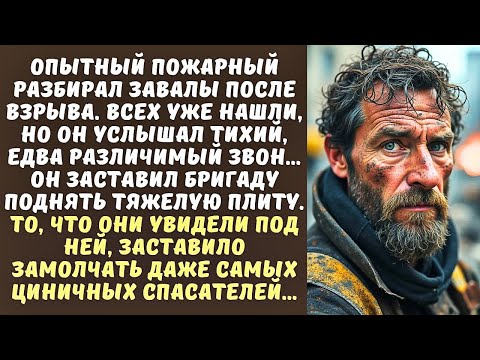 Видео: ПОЖАРНЫЙ разбирал завалы и услышал под плитой ТИХИЙ ЗВОН, а когда поднял ее...