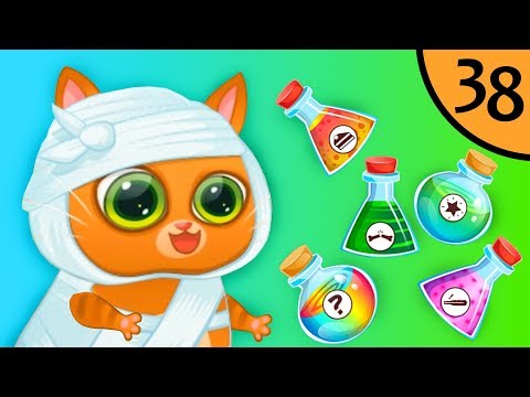 Видео: Суровый КОТИК БУБУ #38. Челлендж зелий и цветных коктейлей. Мультик ИГРА про котят на Игрули TV