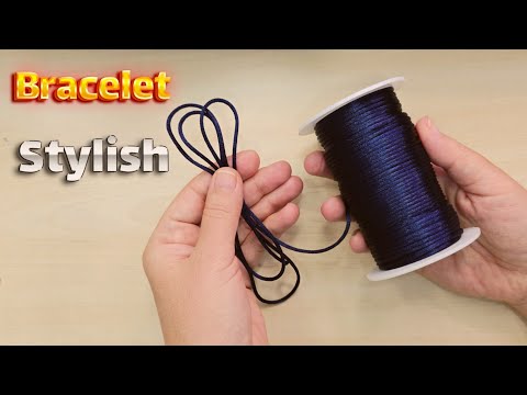 Видео: Стильный браслет, который понравится всем 😍 | Мастер-класс по плетению браслетов в стиле макраме ...