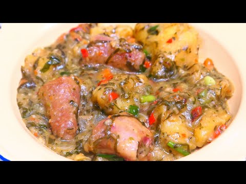 Видео: Плоды хлебного дерева с солеными косичками, томленые в кокосовом молоке