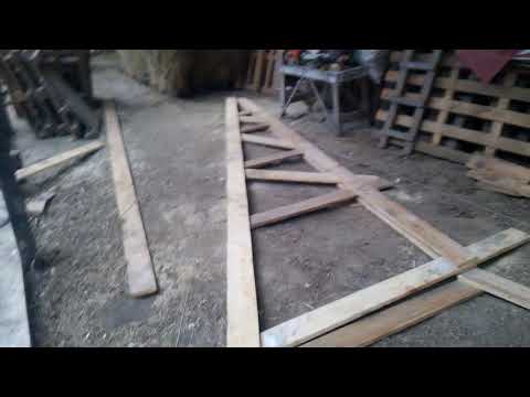 Видео: строим ангар по проекту КФХ Герефорд часть5