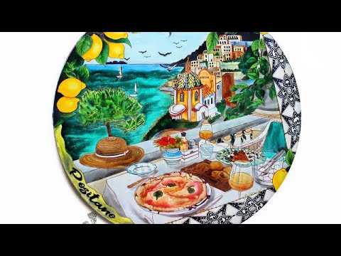 Видео: Positano - ностальгия или мечта?!Современные картины Тани Шест